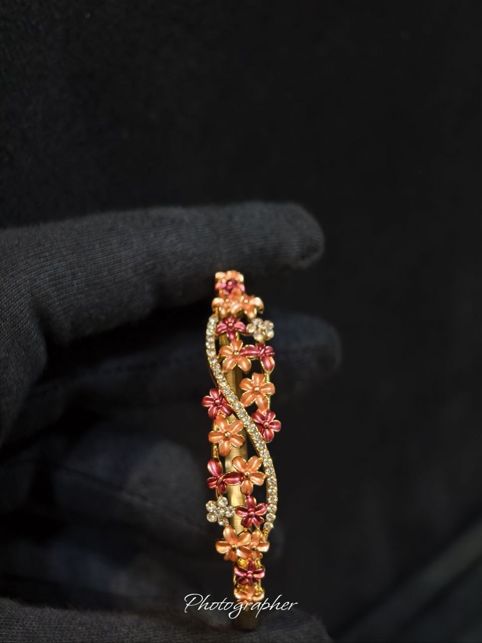 Premium Floral Meenakari Bangle Anti Tarnish Handmade