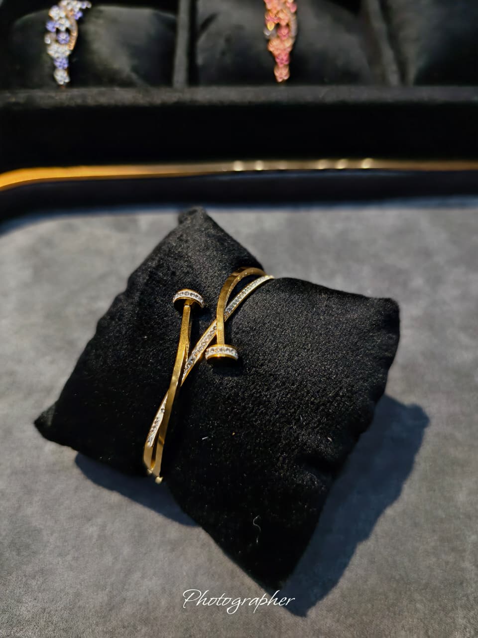 Crystal Nail Bracelet