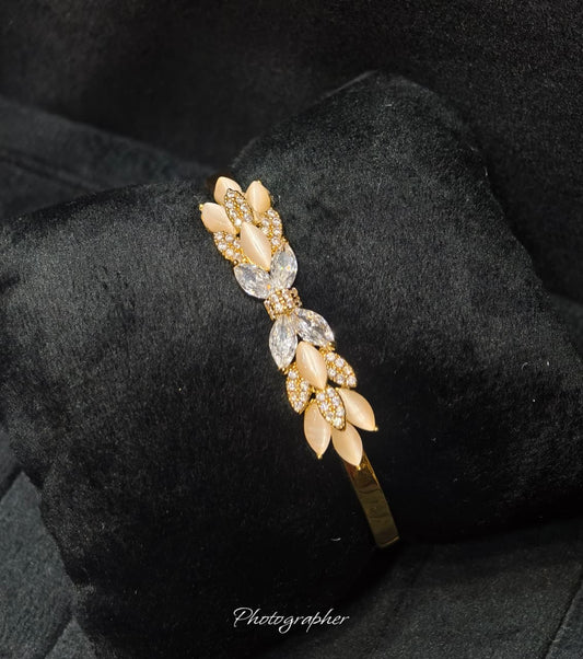 Anti tarnish bracelet featuring premium zircon stones