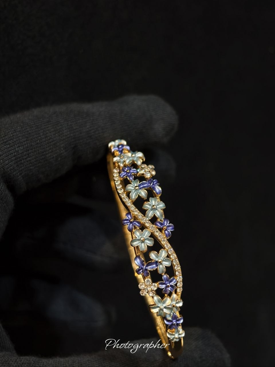 Premium Floral Meenakari Bangle Anti Tarnish Handmade