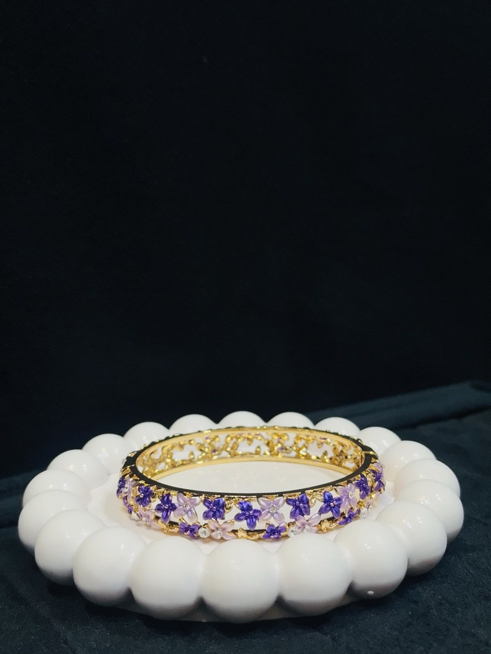 Premium Floral Meenakari Bangle Anti Tarnish Handmade