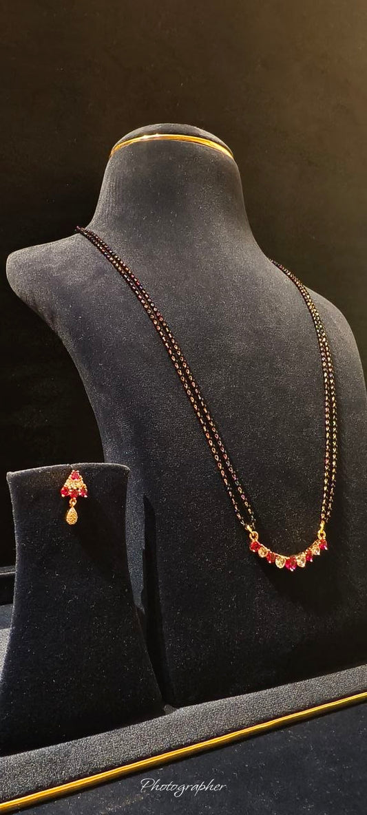 ROYAL DOUBLE CHAIN MANGALSUTRA SET