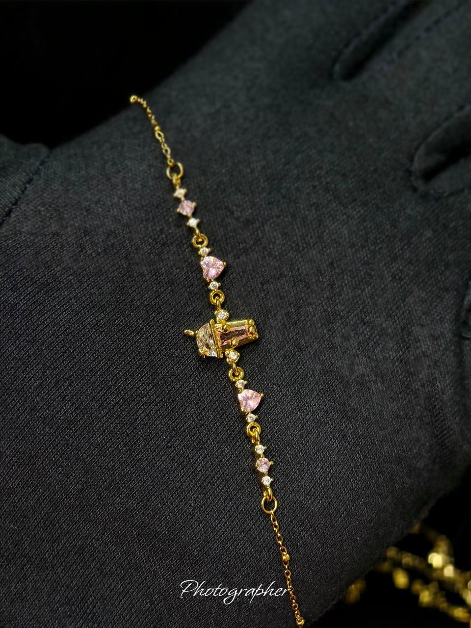 Crown Zircon Charm Bracelet Anti Tarnish