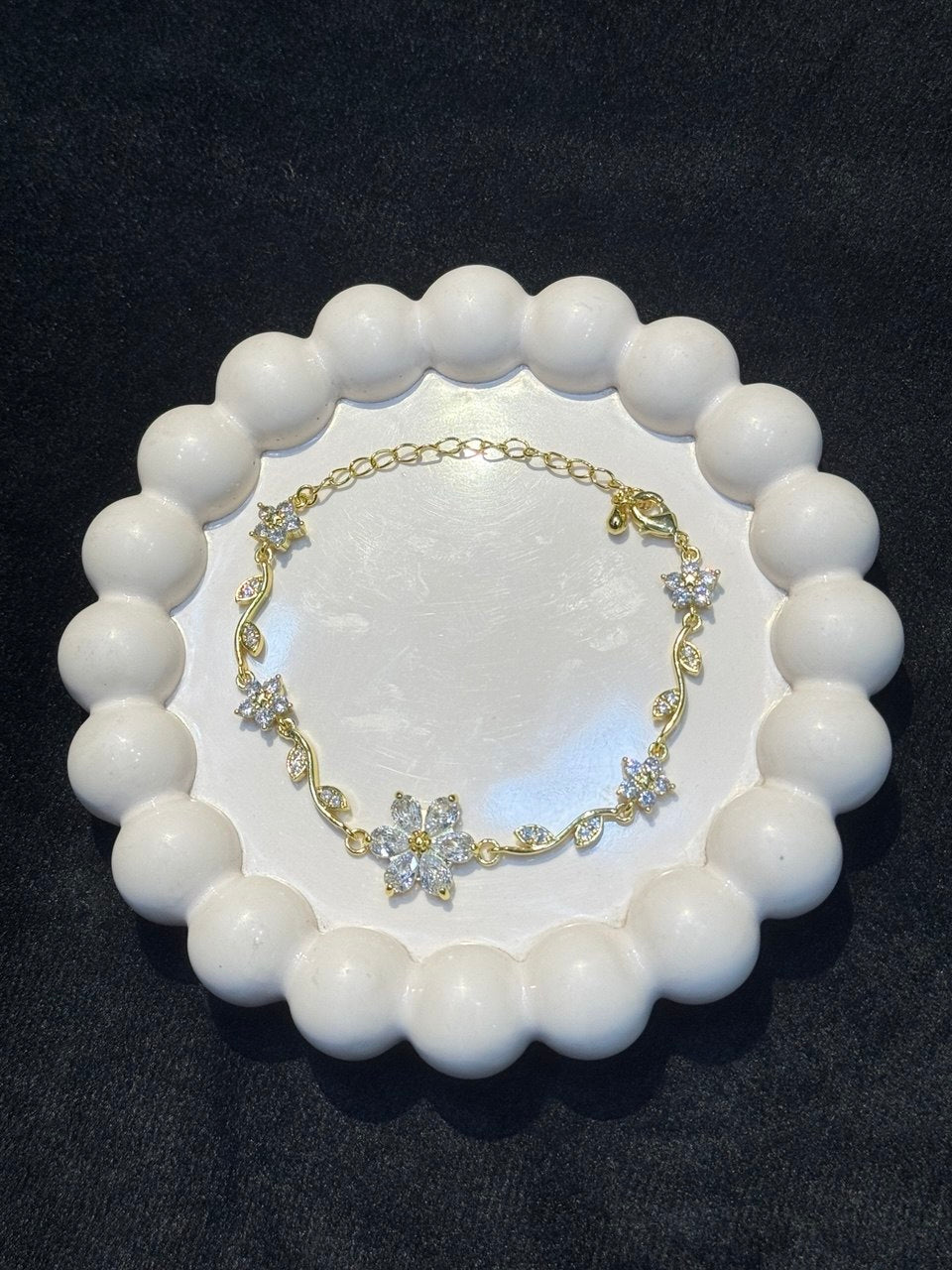 Flora Glow Zircon Bracelet