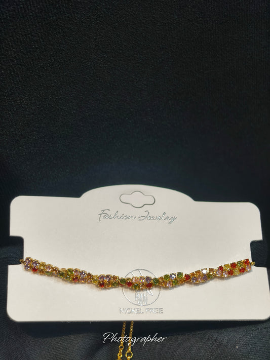Rainbow Luxe Crystal Bracelet 🌈