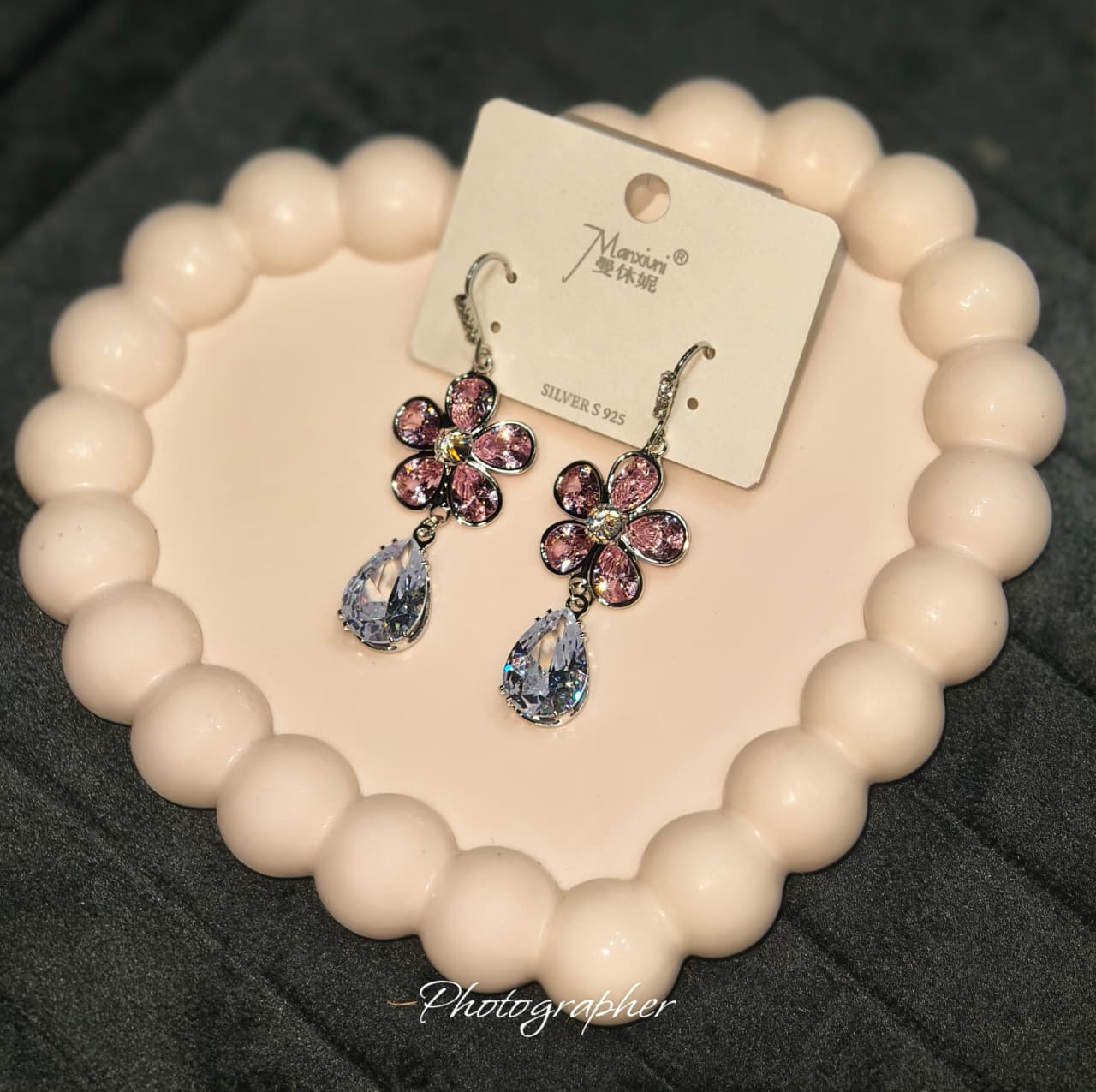 Petal soft pink crystals