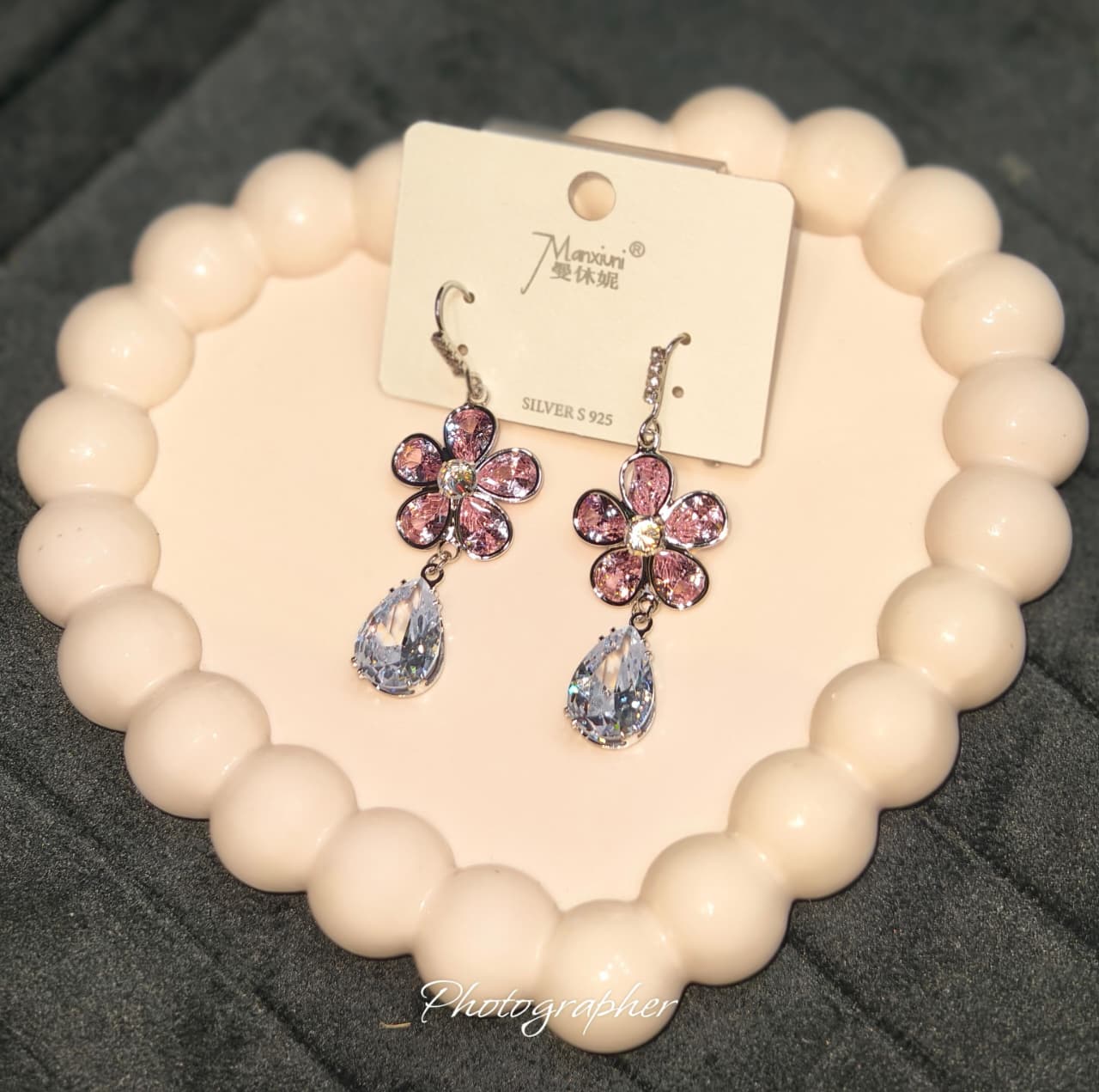 Petal soft pink crystals