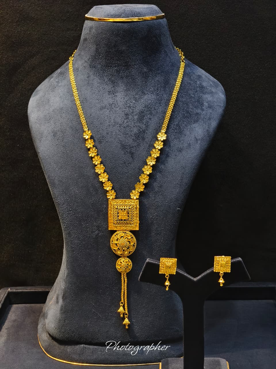 Kuwaiti Floral Heritage Long Set – 1 Gram Gold Plated