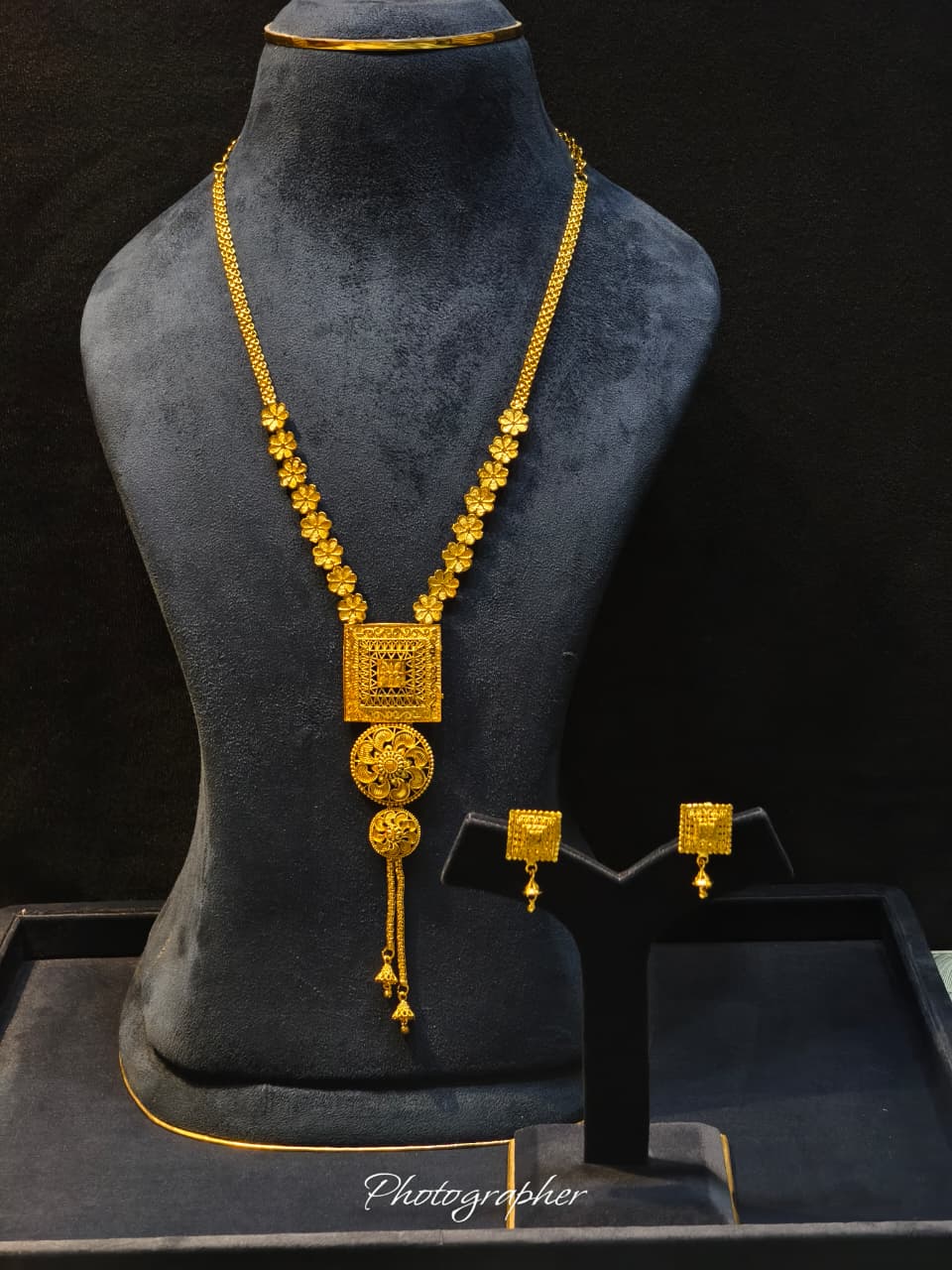Kuwaiti Floral Heritage Long Set – 1 Gram Gold Plated