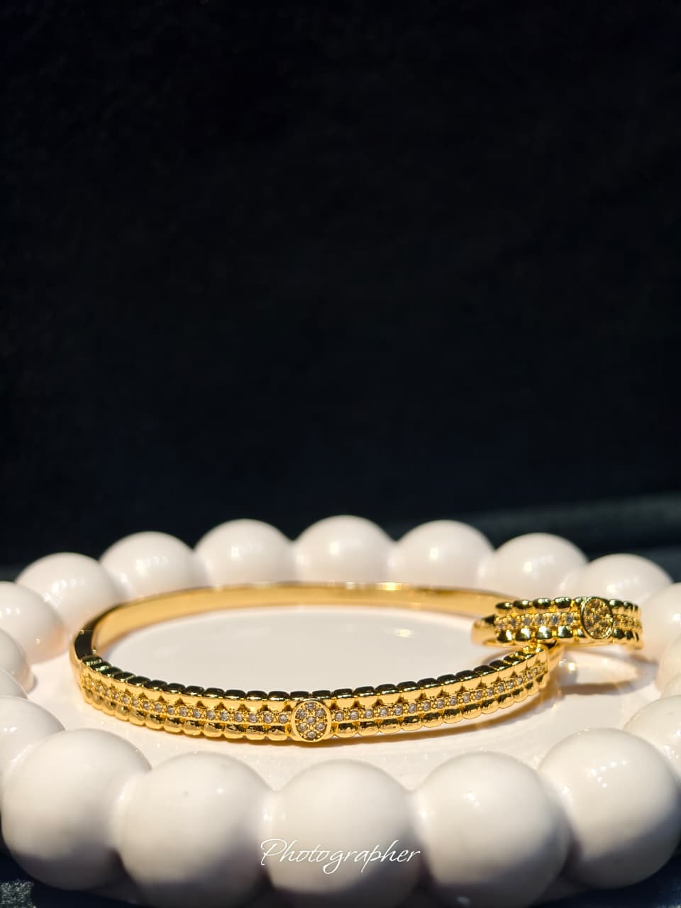 Golden Sparkle Bracelet &amp; Ring Combo