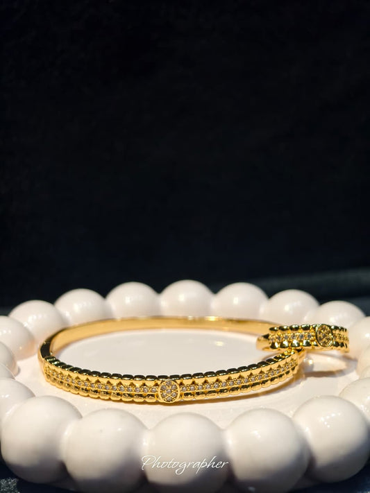 Anti tarnish bracelet with ring combo