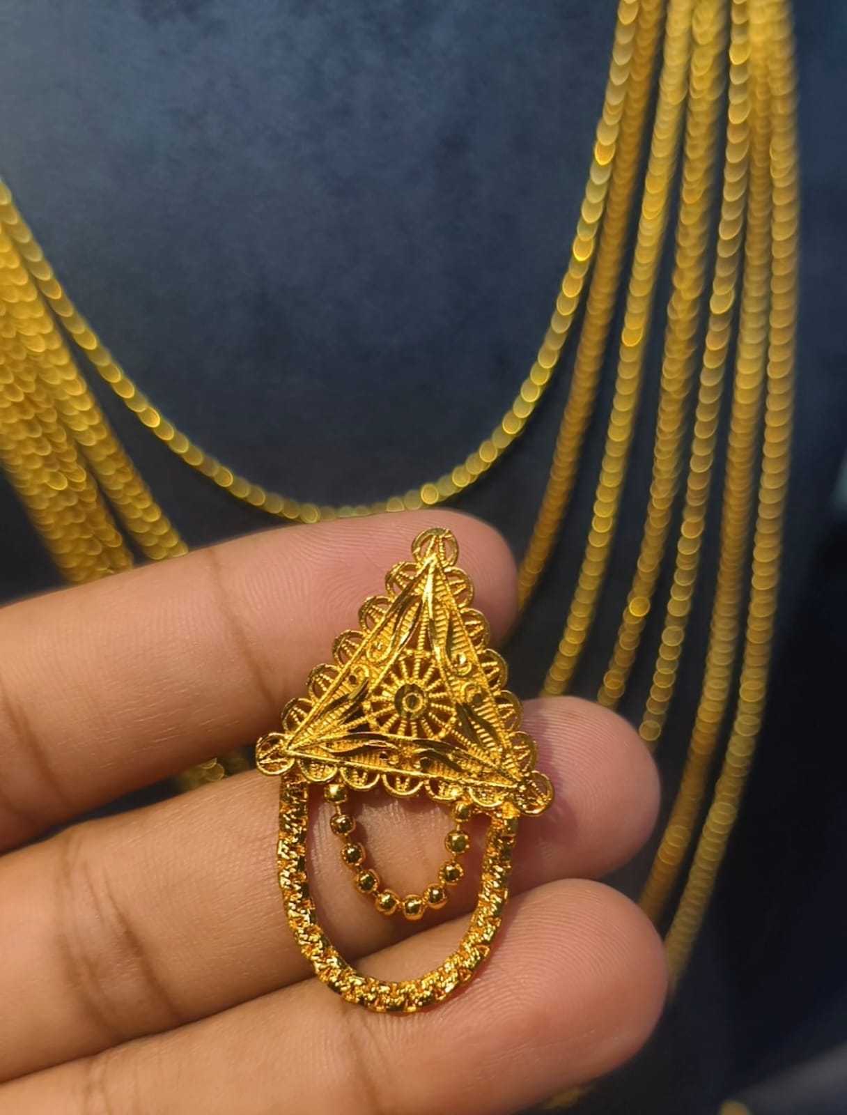 Royal Layered Gold Long Set