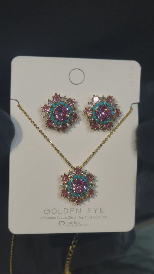 Golden Eye Premium Jewellery Set